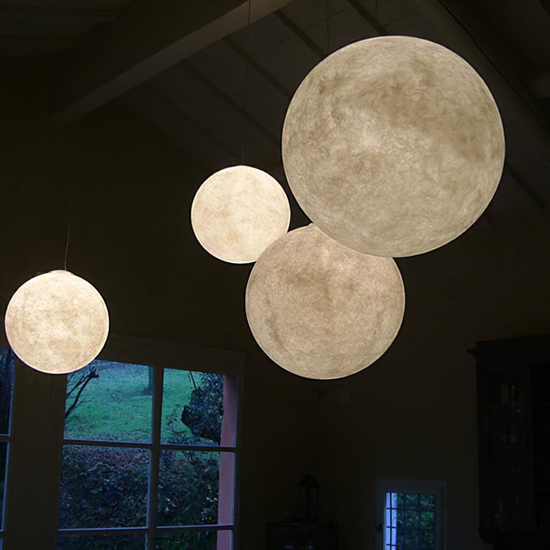 Hanglamp Bol Wit Modern Design FRP Glasvezel Woonkamer Eetkamer Slaapkamer Hal Horeca Interieur Verlichting LED E27 | Sulvida