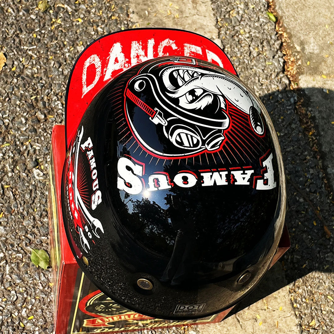 Half Motorhelm Baseball Cap Stijl met Gouden Vleugels Design Vintage Look ABS Schaal Beschermhelm voor Motor Scooter Chopper Cruiser M L XL 2XL | Sulvida