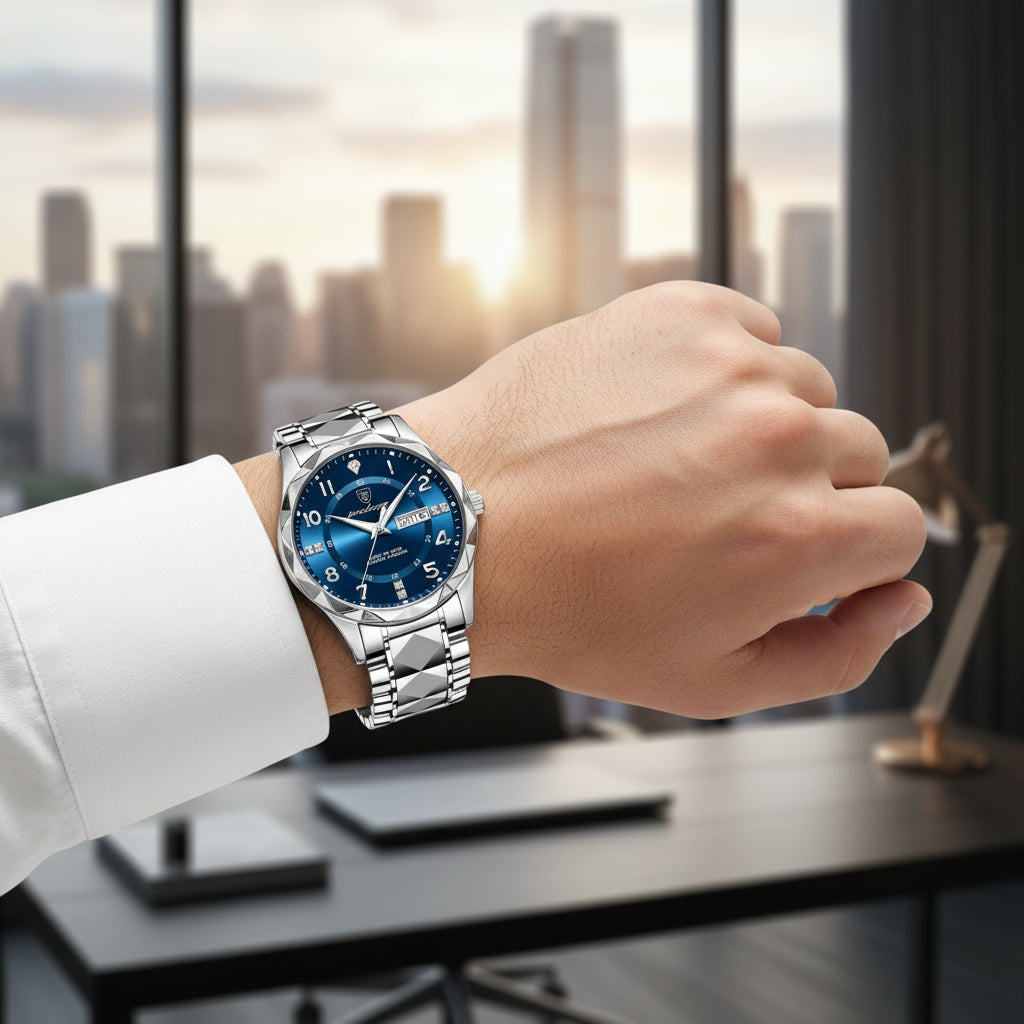 Herenhorloge Titanium Sportief Design Waterdicht 50 Meter Krasbestendig Saffierglas Quartz Uurwerk Casual | Sulvida