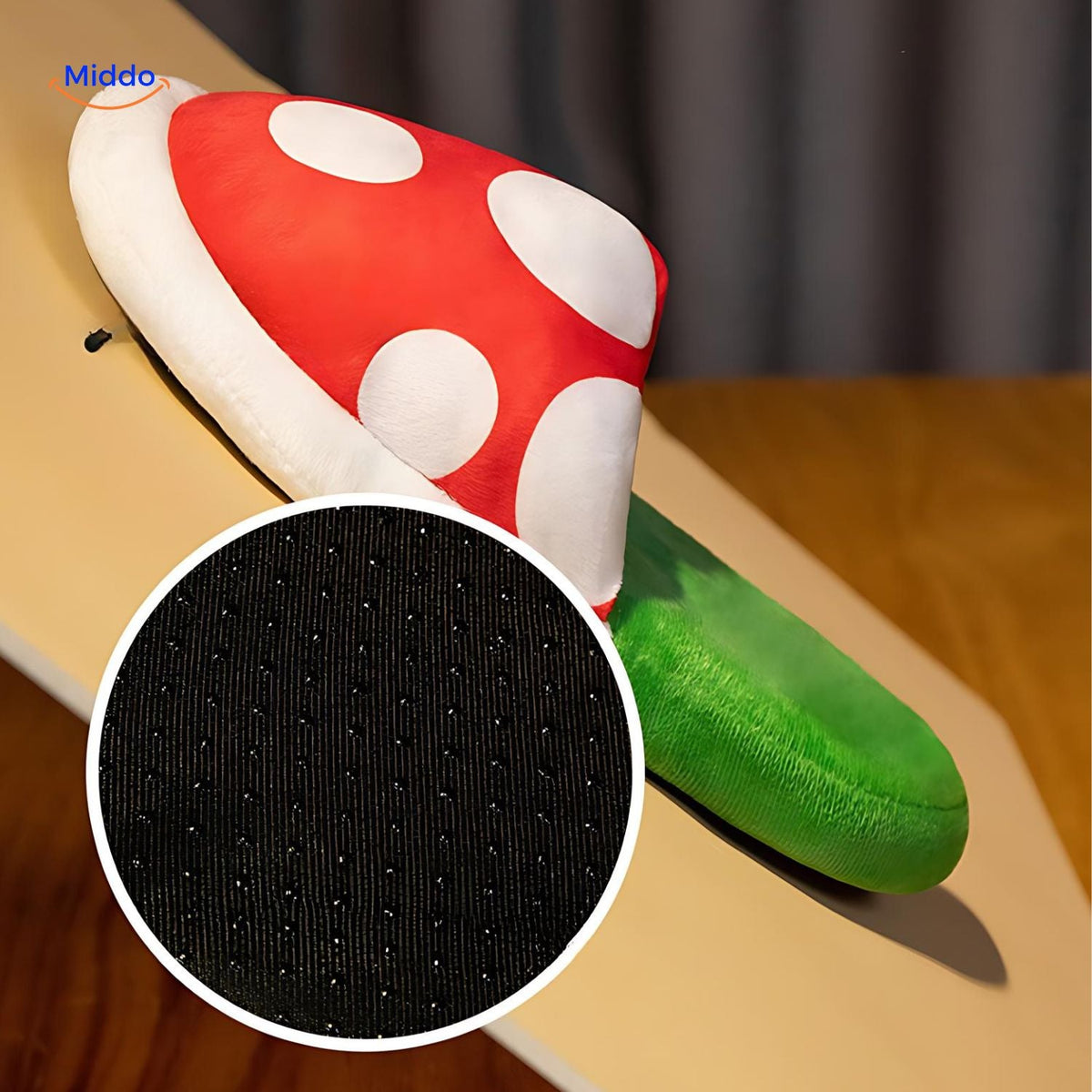 Warme katoenen paddenstoelsloffen uniek ontwerp binnen animé gamefans comfort pantoffels huis slippers | Sulvida