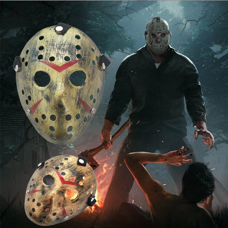 Hockeymasker Halloween Horror voor Volwassenen Themafeest Griezelig Cosplay PVC Masker Verkleedpartij Accessoire | Sulvida
