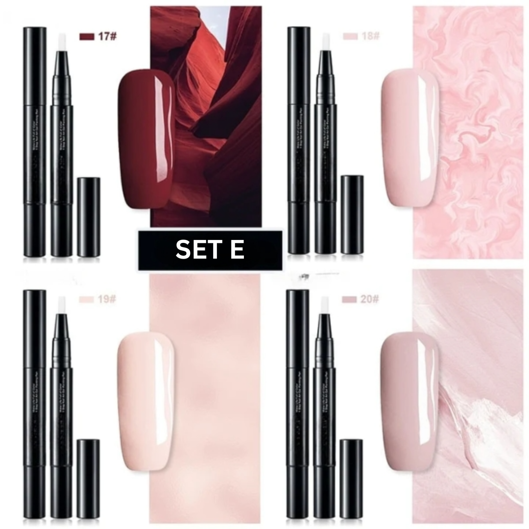 Nagellakstift met Gelpigment voor Precieze Nail Art – Snel Droog en Langdurig Dekkend – Ideaal voor Details en Patronen | Sulvida