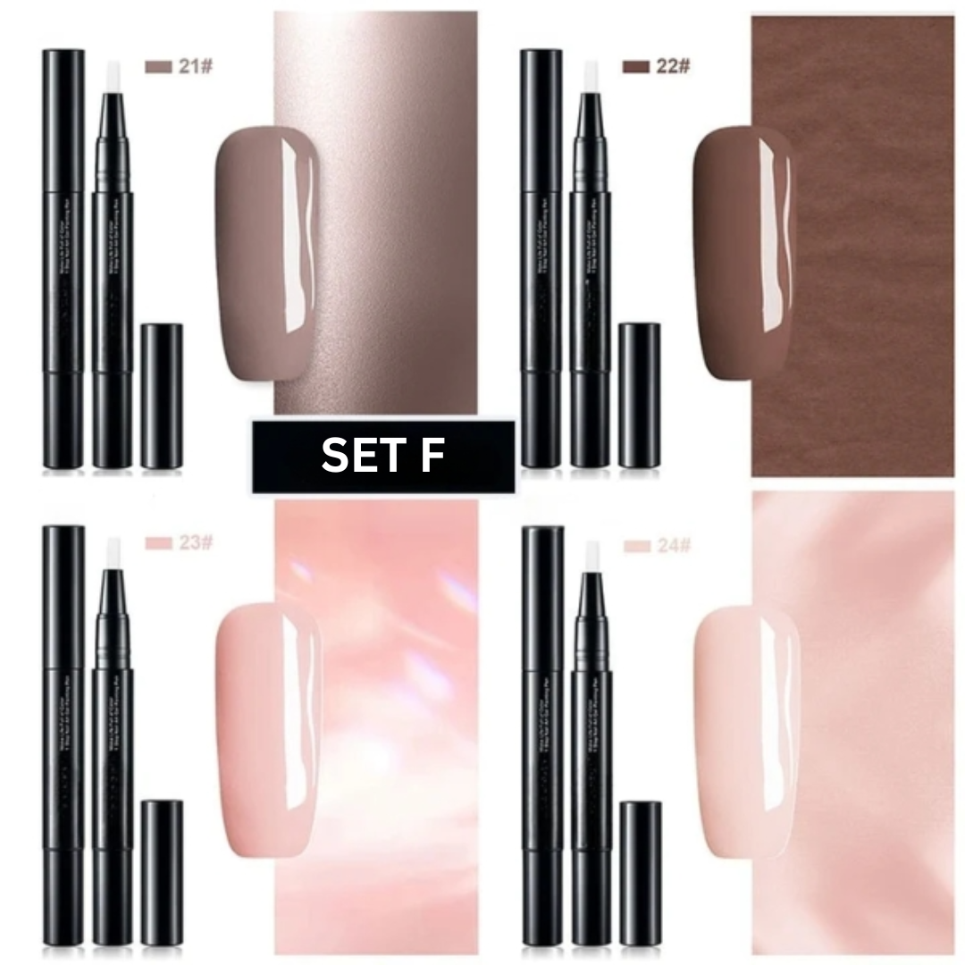 Nagellakstift met Gelpigment voor Precieze Nail Art – Snel Droog en Langdurig Dekkend – Ideaal voor Details en Patronen | Sulvida
