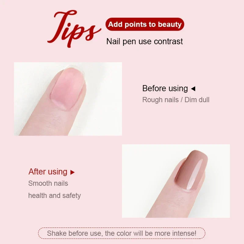 Nagellakstift met Gelpigment voor Precieze Nail Art – Snel Droog en Langdurig Dekkend – Ideaal voor Details en Patronen | Sulvida