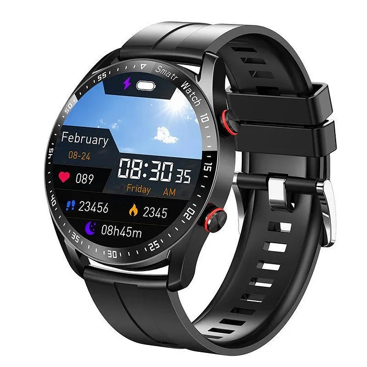Smartwatch met Gezondheidstracking en Bluetooth-Oproepen Multifunctioneel Horloge 1,45 Inch HD-Display | Sulvida