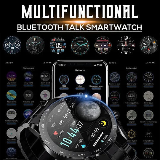 Smartwatch met Gezondheidstracking en Bluetooth-Oproepen Multifunctioneel Horloge 1,45 Inch HD-Display | Sulvida
