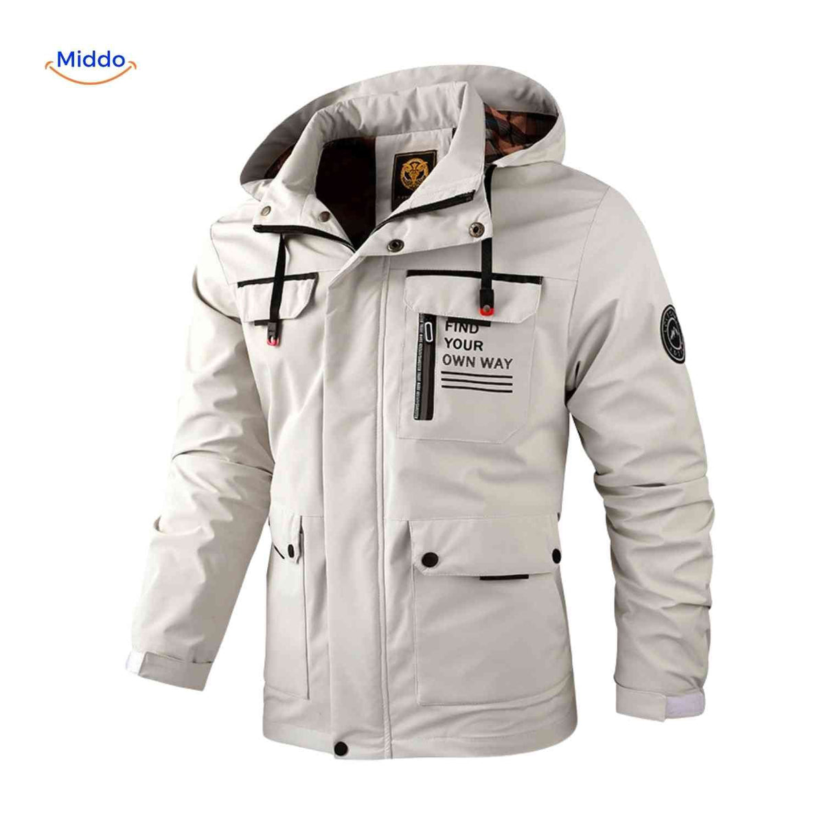 Waterdichte Herenparka met Capuchon en Bontkraag – Zwart Groen Beige – Winterjas Heren 4-in-1 Outdoor | Sulvida