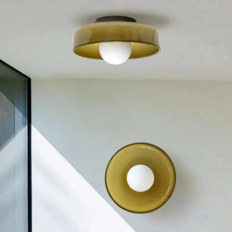 Glazen plafondlamp transparant Nordic design hanglamp verlichting voor woonkamer slaapkamer keuken eetkamer | Sulvida