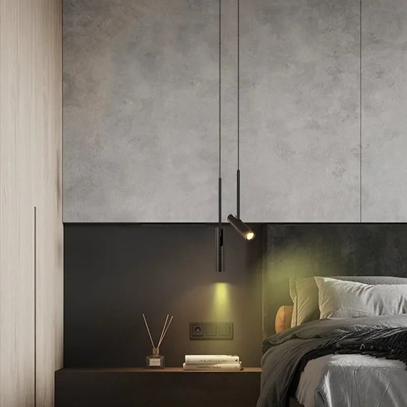 Verstelbare hanglamp metaal cilindervorm draaibaar warm wit voor woonkamer keukeneiland slaapkamer eetkamer | Sulvida