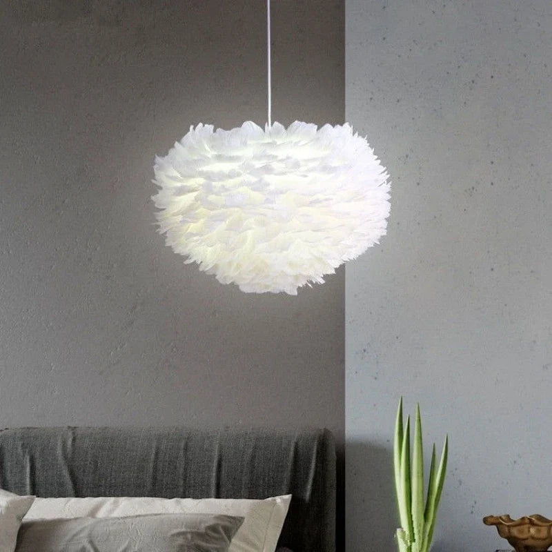 Hanglamp Veren Rond Wolk Effect Sfeerlicht Eetkamer Slaapkamer Woonkamer Plafondverlichting Decoratief | Sulvida