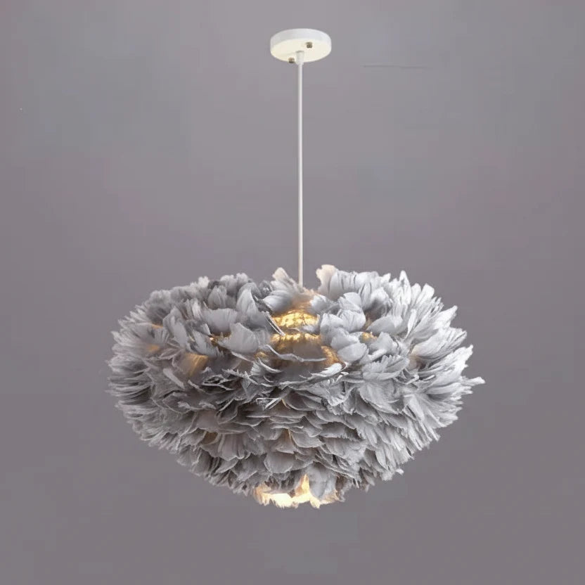 Hanglamp Veren Rond Wolk Effect Sfeerlicht Eetkamer Slaapkamer Woonkamer Plafondverlichting Decoratief | Sulvida