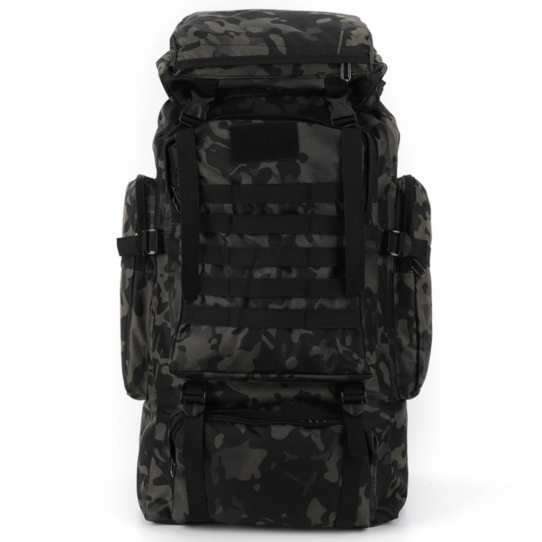 80 Liter Trekking Rugzak met MOLLE Systeem Waterdicht voor Backpackers Outdooravonturiers en Camping | Sulvida