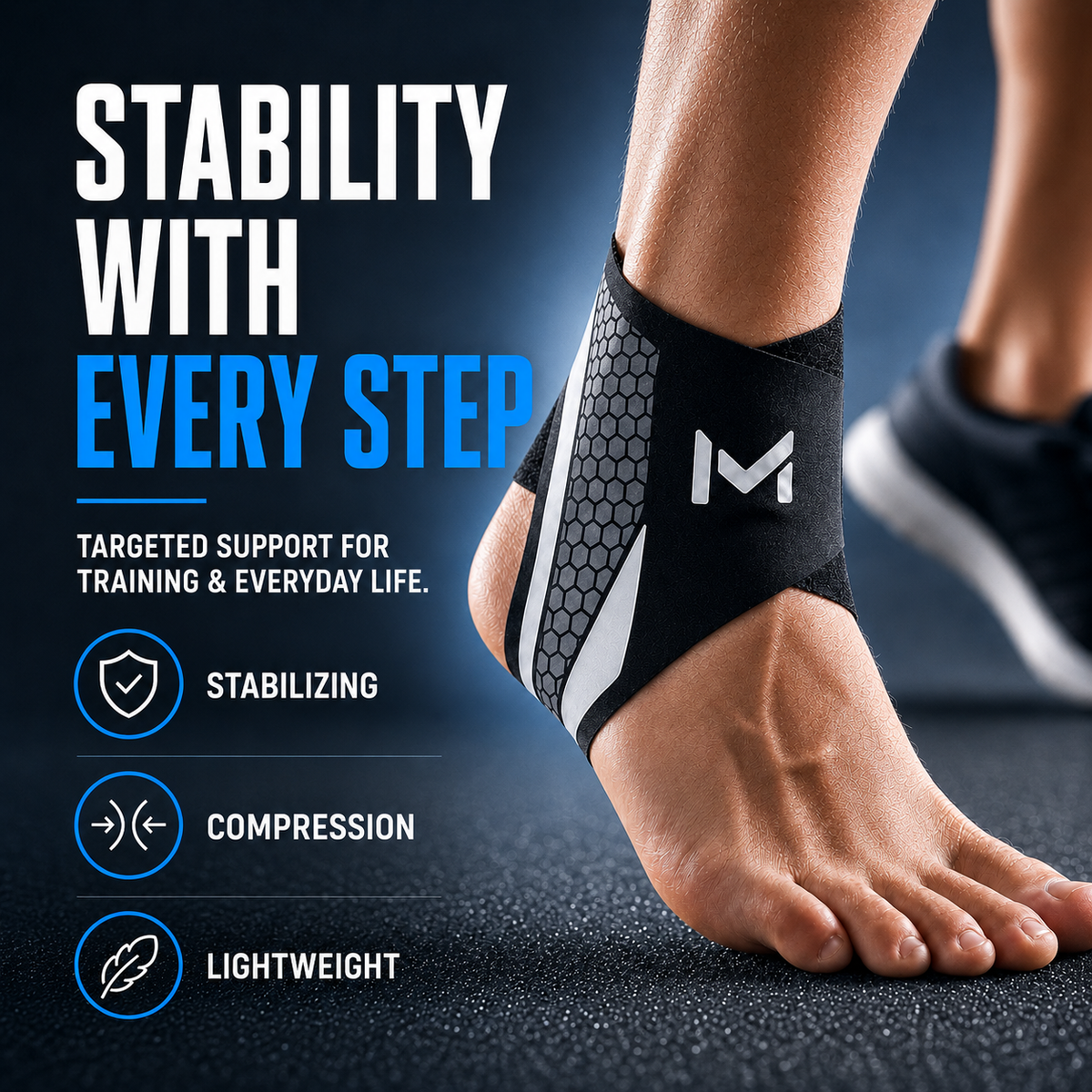 Compressie Enkelbrace Verstelbaar – Ademend Stabiliserend Steun Sleeve Voor Sport Wandelen & Herstel | Sulvida