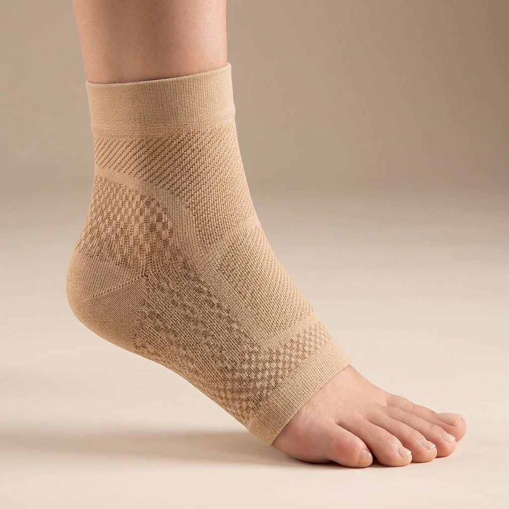 Enkelbandage met Compressie Enkelsteun Ademend Verstelbaar Sportbrace voor Herstel Zwelling Pijn Stabiliteit | Sulvida