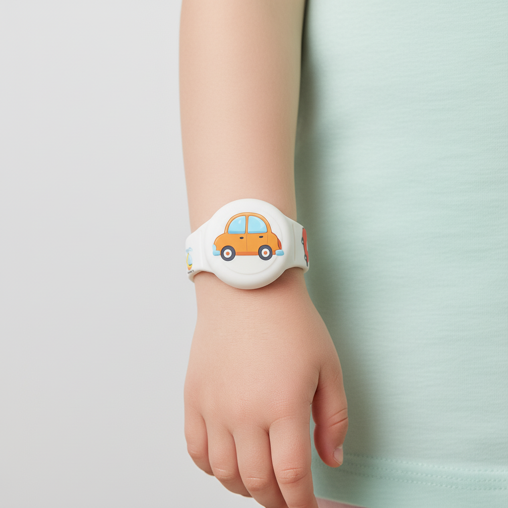 Siliconen GPS-polsband voor Kinderen – Verstelbaar, Waterdicht & Comfortabel Draagbaar Tracker Horloge | Sulvida