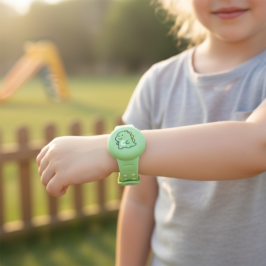 Siliconen GPS-polsband voor Kinderen – Verstelbaar, Waterdicht & Comfortabel Draagbaar Tracker Horloge | Sulvida