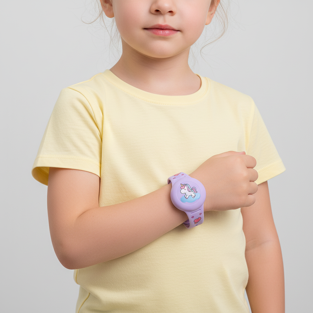 Siliconen GPS-polsband voor Kinderen – Verstelbaar, Waterdicht & Comfortabel Draagbaar Tracker Horloge | Sulvida