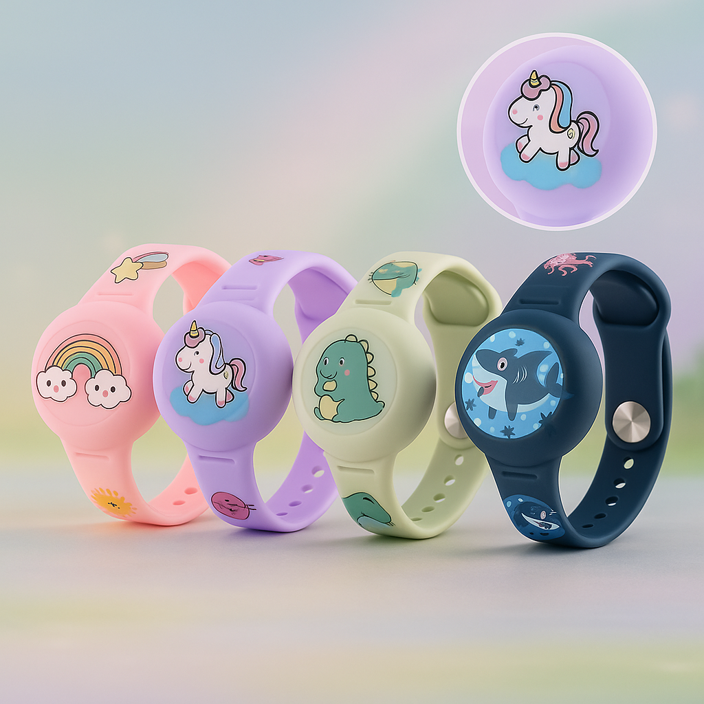 Siliconen GPS-polsband voor Kinderen – Verstelbaar, Waterdicht & Comfortabel Draagbaar Tracker Horloge | Sulvida