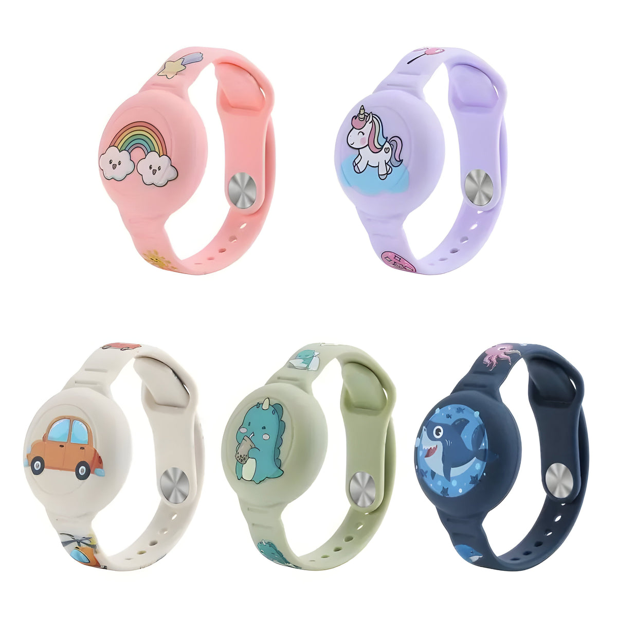 Siliconen GPS-polsband voor Kinderen – Verstelbaar, Waterdicht & Comfortabel Draagbaar Tracker Horloge | Sulvida