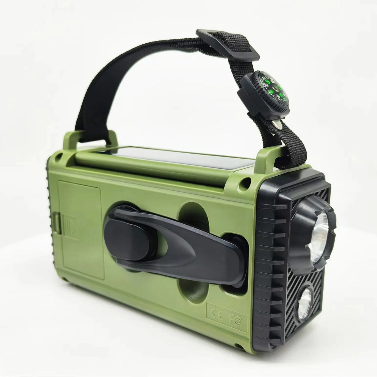 Handcrank Noodradio met Zonne-energie AM FM en Bluetooth Speaker voor Stroomuitval Camping Outdoor Wandelen | Sulvida
