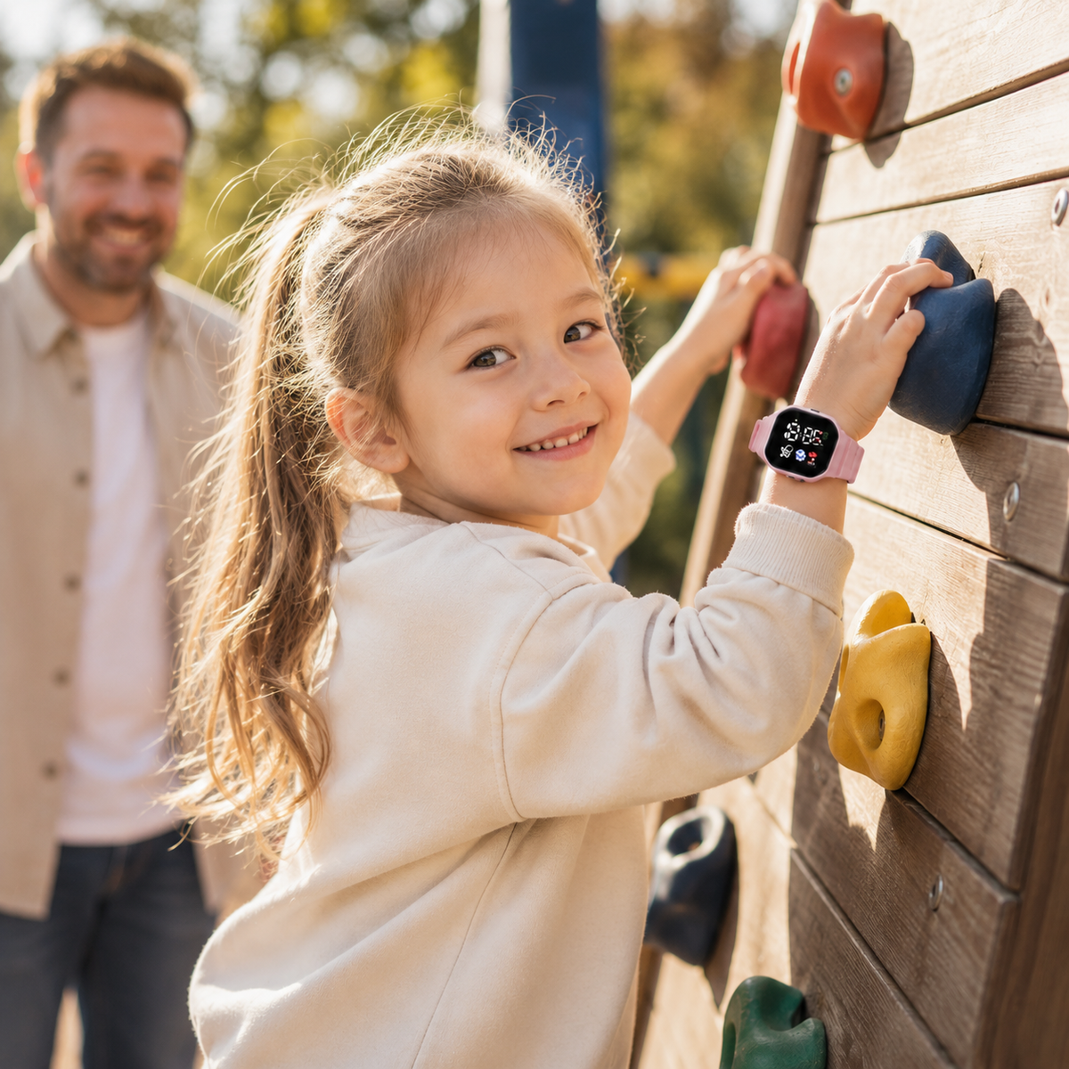 LED Digitaal Kinderhorloge Waterdicht Ruimtevaart Design Siliconen Band Sport Horloge voor Jongens & Meisjes | Sulvida
