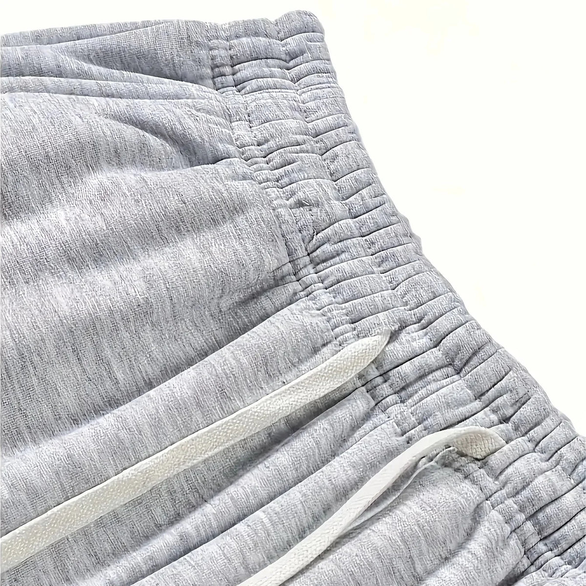 Losse Joggingbroek Full-Length Herensportbroek Rechte Pasvorm Elastische Taille Ademend Comfortabel Casual | Sulvida