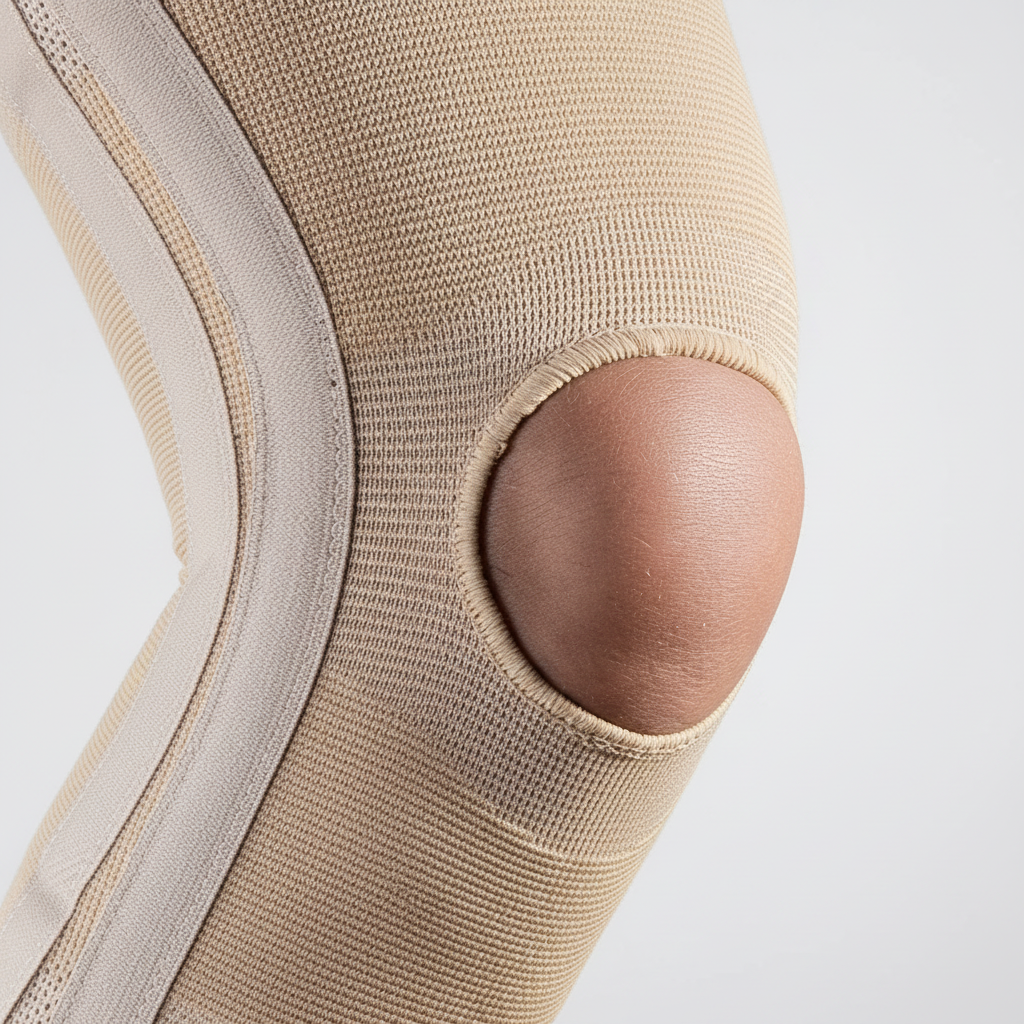 Knie Ondersteuning Brace Elastische Knit met Open Patella Design voor Maximale Stabiliteit Comfort en Bewegingsvrijheid | Sulvida