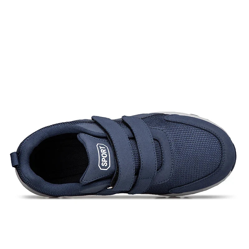 Orthopedische Wandelschoenen met Klittenband Extra Breed Comfortabel Dagelijks Lopen Verstelbaar Mesh | Sulvida