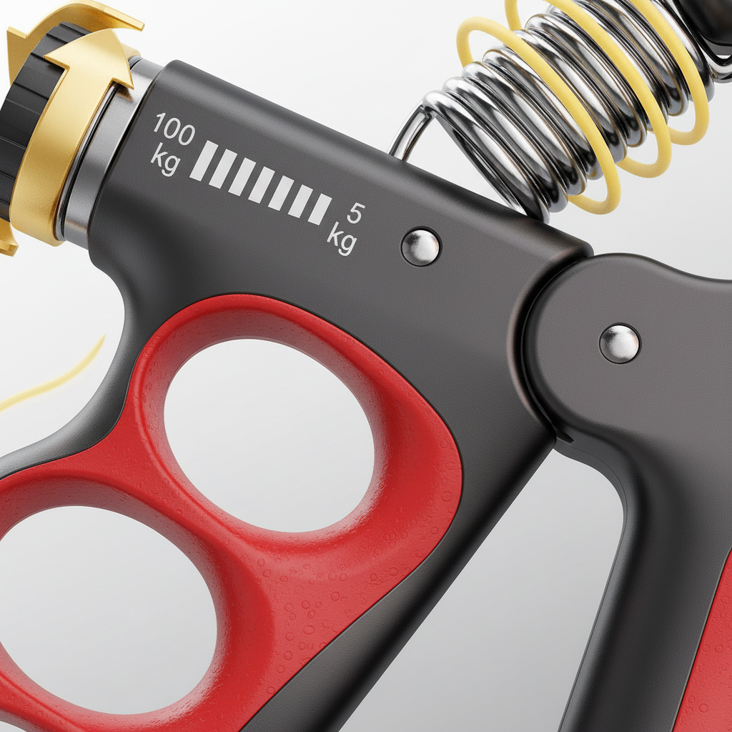 Verstelbare Handknijper Metaal voor Krachtige Grip en Voorarmtraining Compacte Krachttrainer voor Thuis | Sulvida