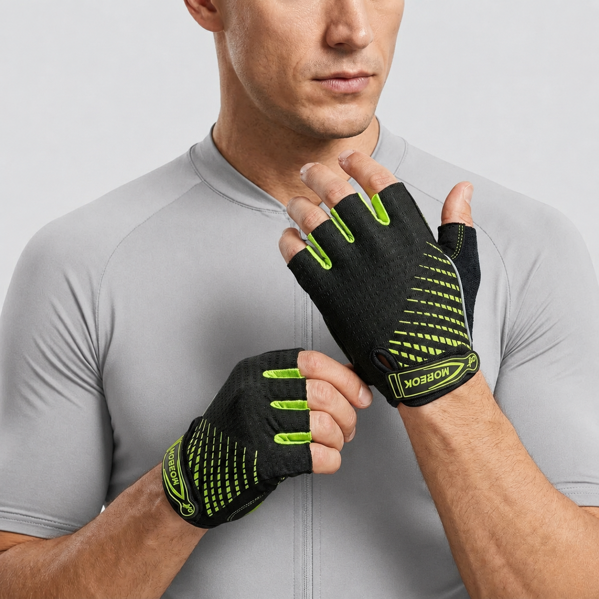 Fietshandschoenen Half-Finger met Gel Padding Ademend Antislip – Comfortabele Sporthandschoenen Fietsen | Sulvida