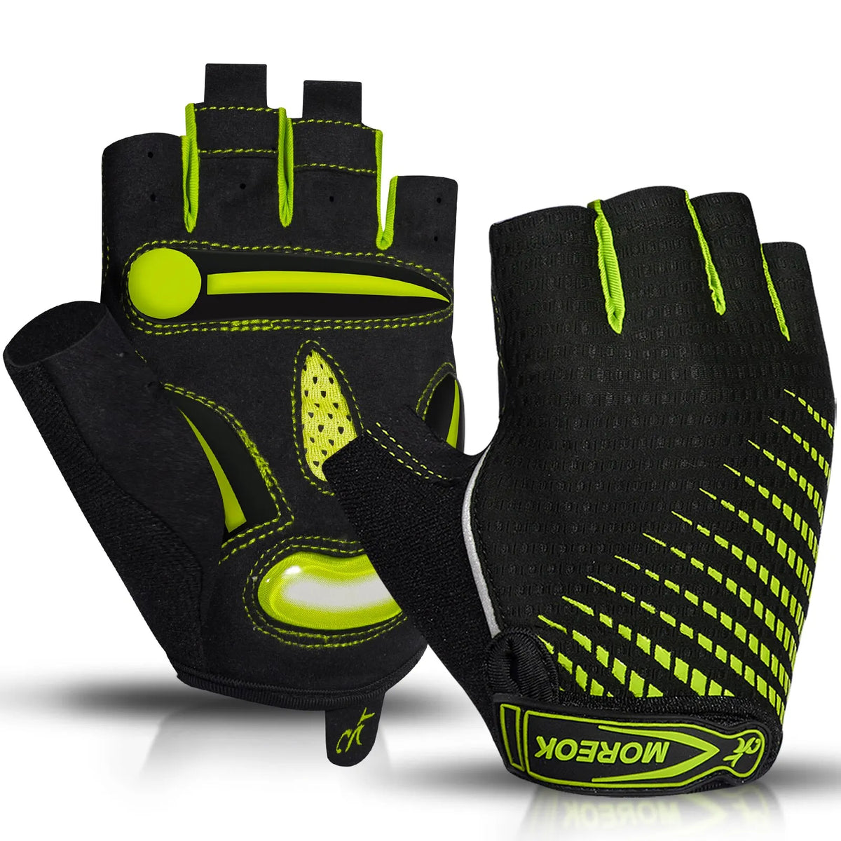 Fietshandschoenen Half-Finger met Gel Padding Ademend Antislip – Comfortabele Sporthandschoenen Fietsen | Sulvida
