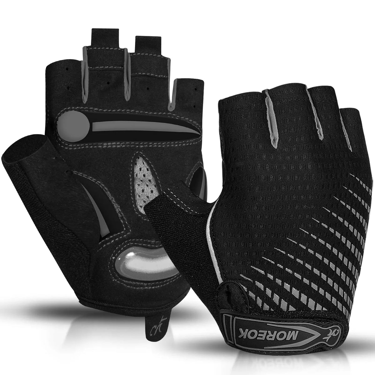 Fietshandschoenen Half-Finger met Gel Padding Ademend Antislip – Comfortabele Sporthandschoenen Fietsen | Sulvida