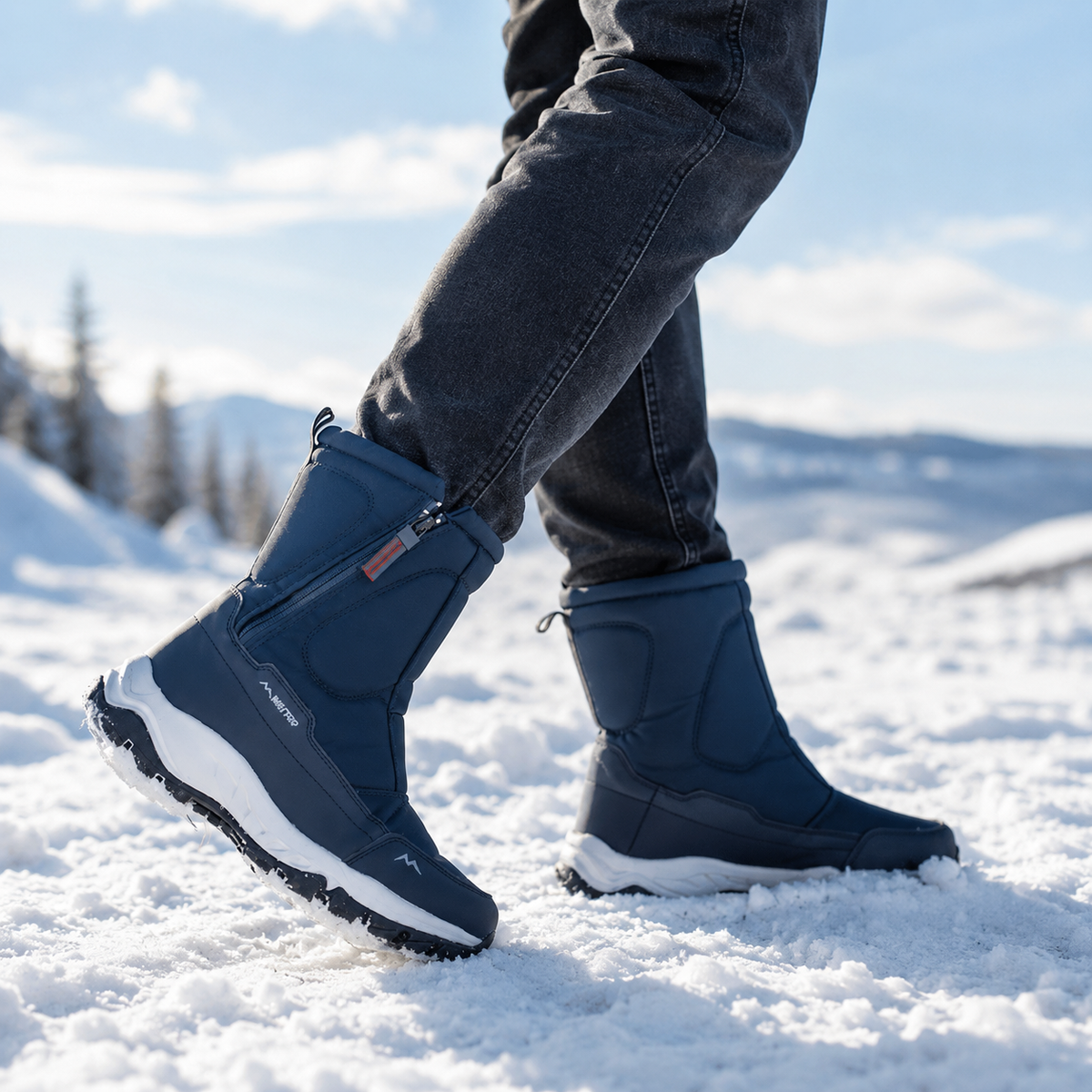 Waterdichte Geïsoleerde Winterlaarzen Warme Sneeuwlaarzen voor Herfst Winter Outdoor Wandelen en Trekking | Sulvida