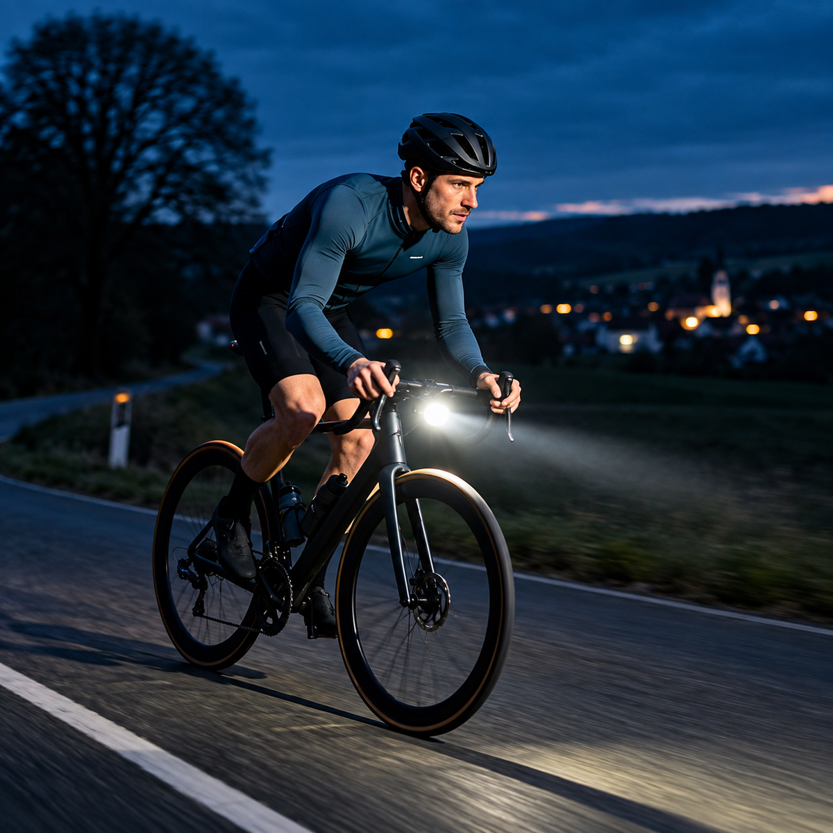 Oplaadbare LED-Fietslamp met Lichtsensor en Verstelbare Bundel voor Veilig Fietsen Overdag en 's Nachts | Sulvida