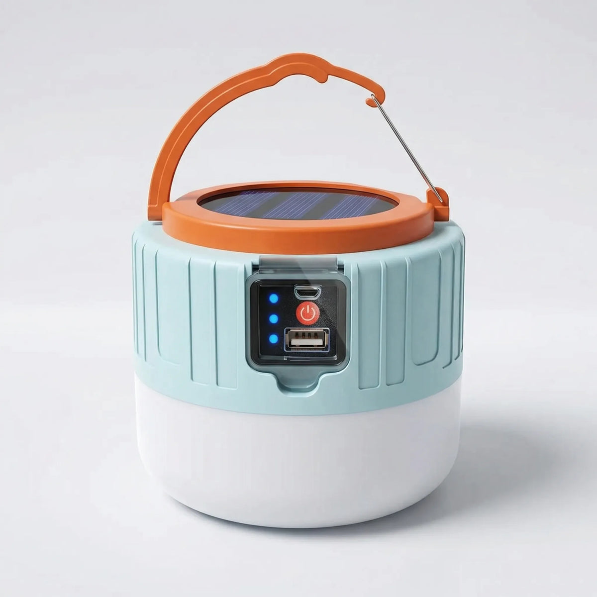 Draagbare LED-Lantaarn met Zonnelaadpaneel en USB-Oplaadoptie voor Camping Noodsituaties Wandelen Outdoor | Sulvida