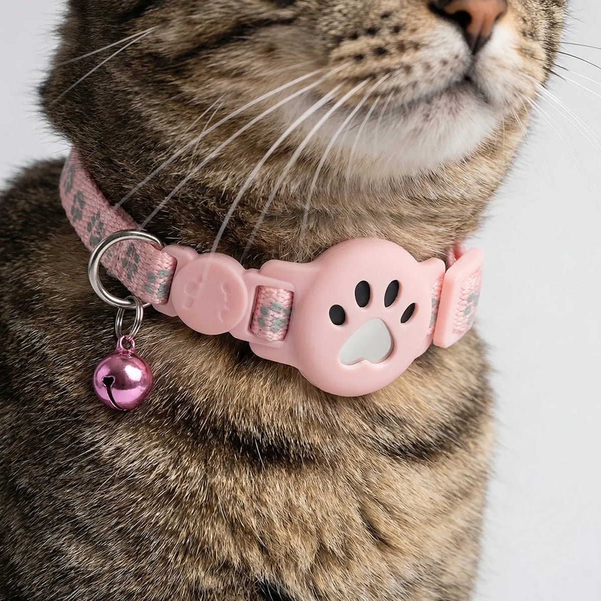 Verstelbare GPS-halsband voor Katten en Honden Locatietracking Reflecterende Pootafdrukken Huisdier Veiligheid | Sulvida