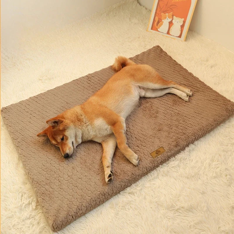 Orthopedische Hondenmat Plat Schuimmatras Wasbare Hoes Antislip Basis Comfortabel Huisdierenbed Hond | Sulvida