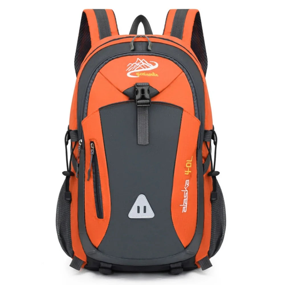 Multi-Compartment Rugzak 40L Wandelrugzak met Mesh Rugpaneel Verstelbare Borstbanden Ritsvakken Outdoor | Sulvida