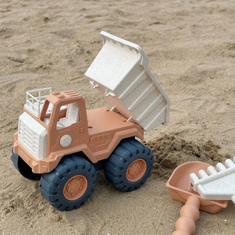 Strandspeelgoed Set Meerkleurig Duurzaam Zand Emmer Vormen Boot Schep Krab Schildpad Zee Zomer Buiten Spelen | Sulvida