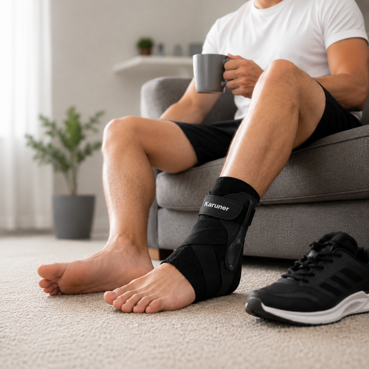 Ankle Stabiliser Enkel Bandage Sportondersteuning Gewrichtsstabiliteit Bandagering Compressie Enkel Bescherming | Sulvida