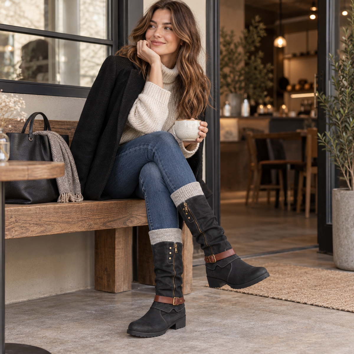 Comfortabele Winterlaarzen met Orthopedische Steun Dames Heren Warme Gevoerde Laarsjes Antislip Zool | Sulvida