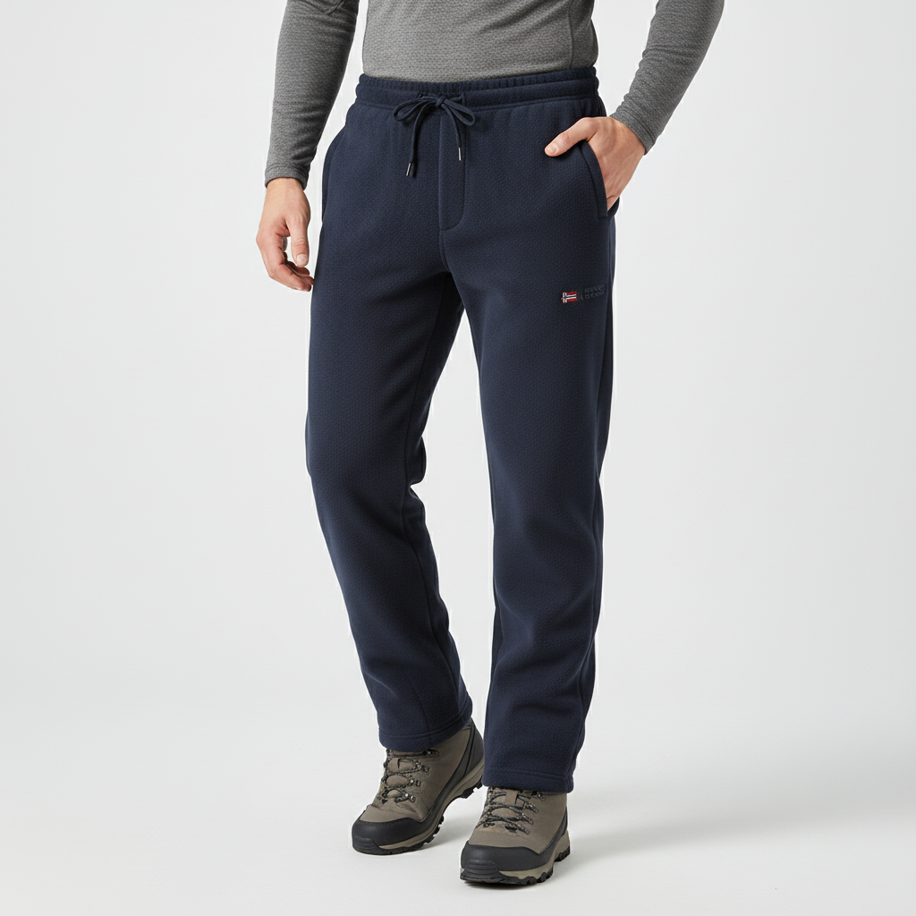 Fleece Skibroek Dik Winterbroek voor Dames en Heren met Elastische Tailleband Warme Voering Winterkleding | Sulvida