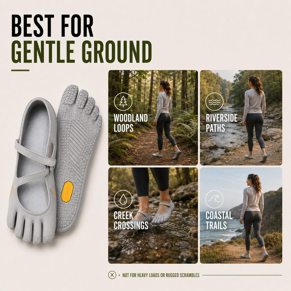 Dames Vijfteenschoenen Barefoot Trail Lichtgewicht Ademend Wandelschoenen Outdoor Trailrunning Wandelen | Sulvida