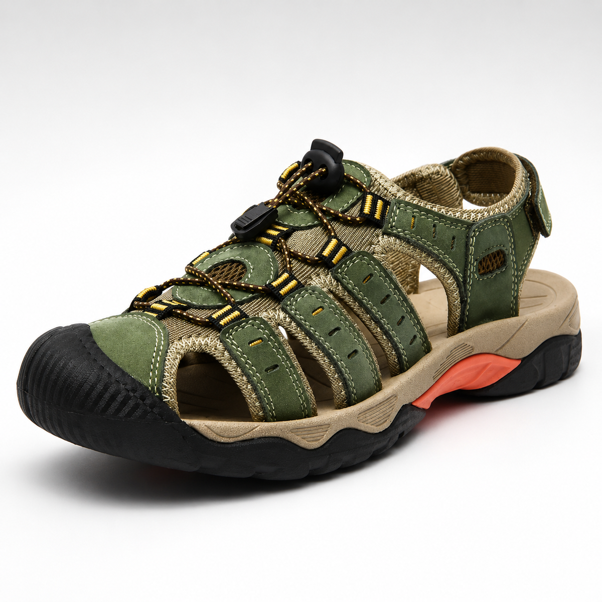 Ademende Wandelsandalen Open Teen voor Heren – Lichtgewicht Outdoor Hiking Schoenen Waterdicht Zomer | Sulvida