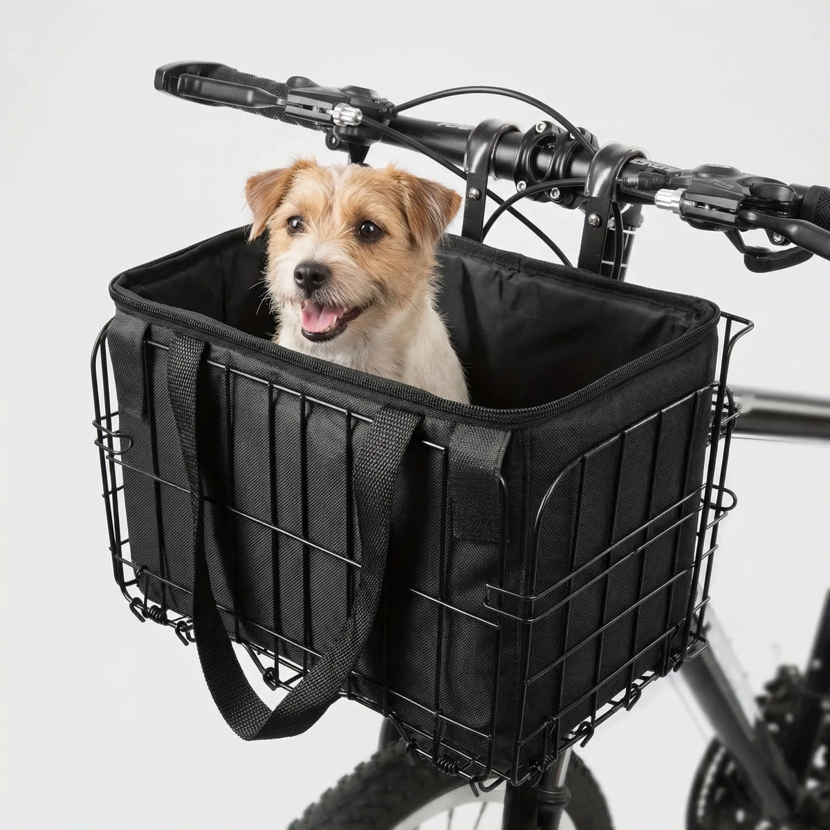 Grote Opvouwbare Fietsmand Voor en Achter met Waterdichte Tas Draagkracht 20 kg Zwart Fietstas Boodschappen | Sulvida