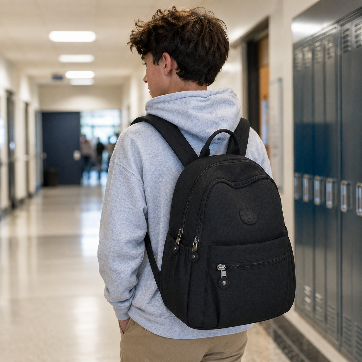 Nylon Mini Rugzak Compact 11L met Anti-Diefstal Vakken Lichtgewicht Schoudertas Dagelijks Gebruik Reis | Sulvida