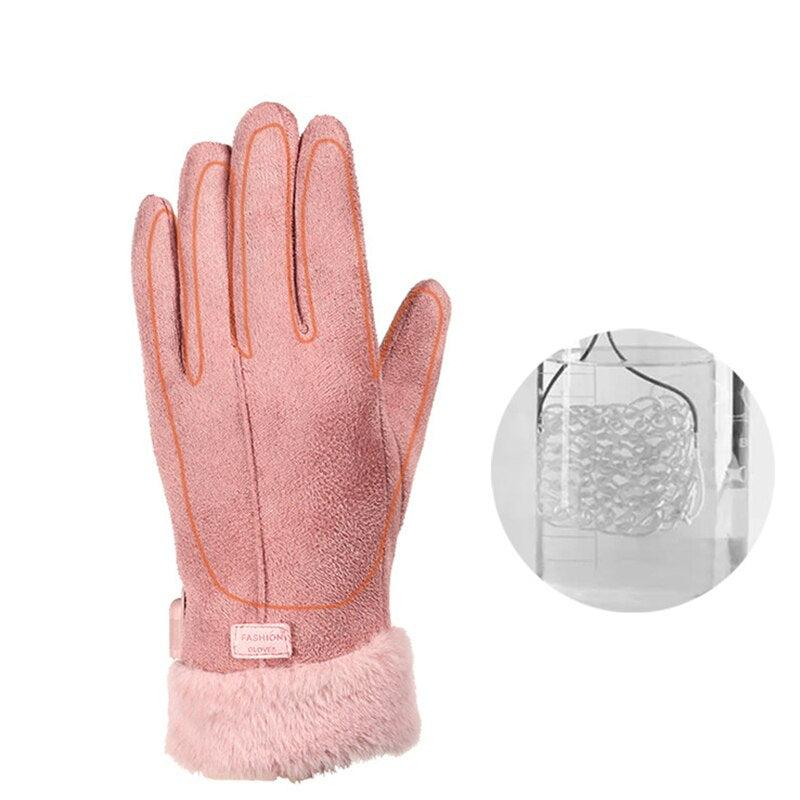 Verwarmde Handschoenen Dames Oplaadbaar met Powerbank 3 Warmtestanden Touchscreen Winter Skihandschoenen | Sulvida