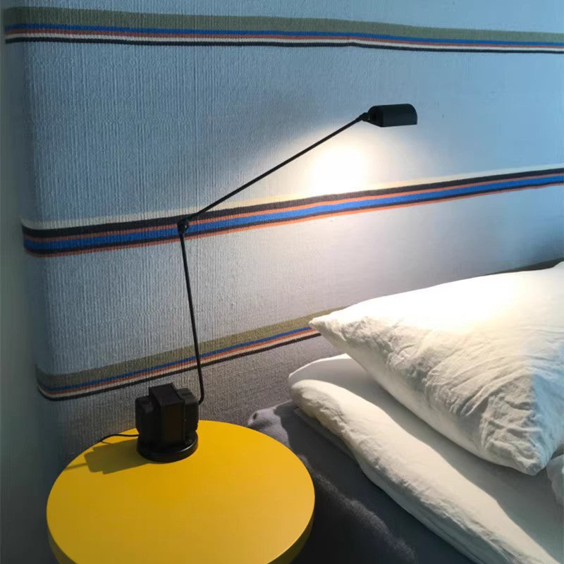 Verstelbare Bureaulamp Metaal met Geledarm Dimbaar LED Licht Zwart Wit Rood Werkverlichting Studeerkamer | Sulvida
