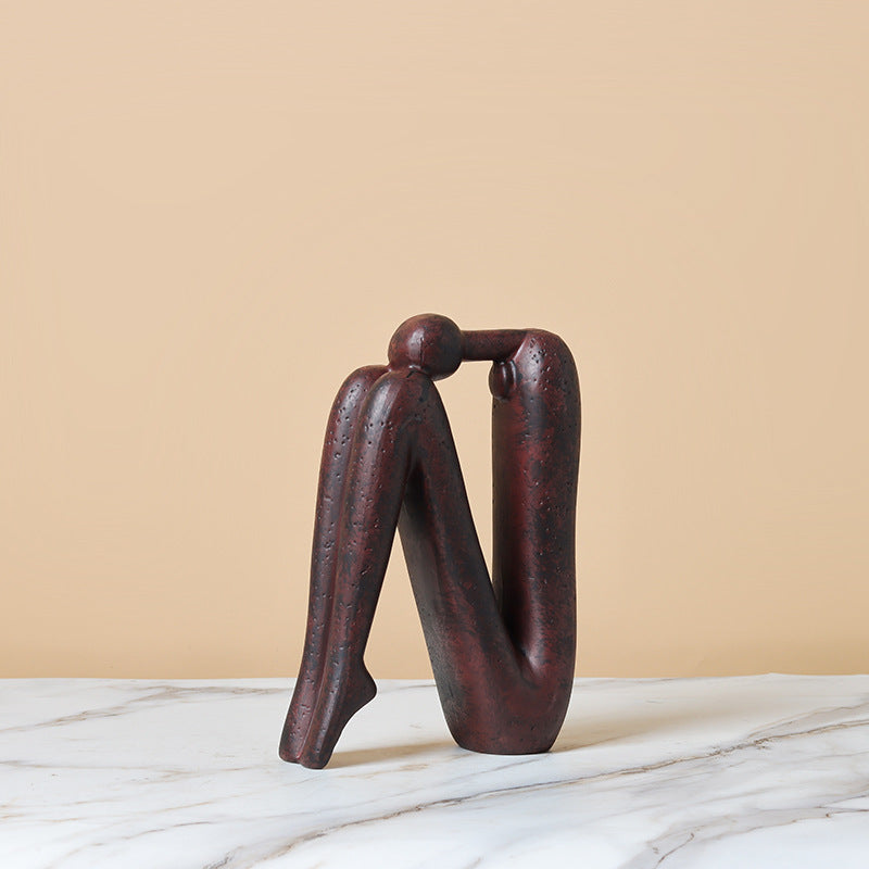 Ensemble de serre-livres sculpturaux au design artistique, accent décoratif moderne pour étagère, bureau et salon | Sulvida