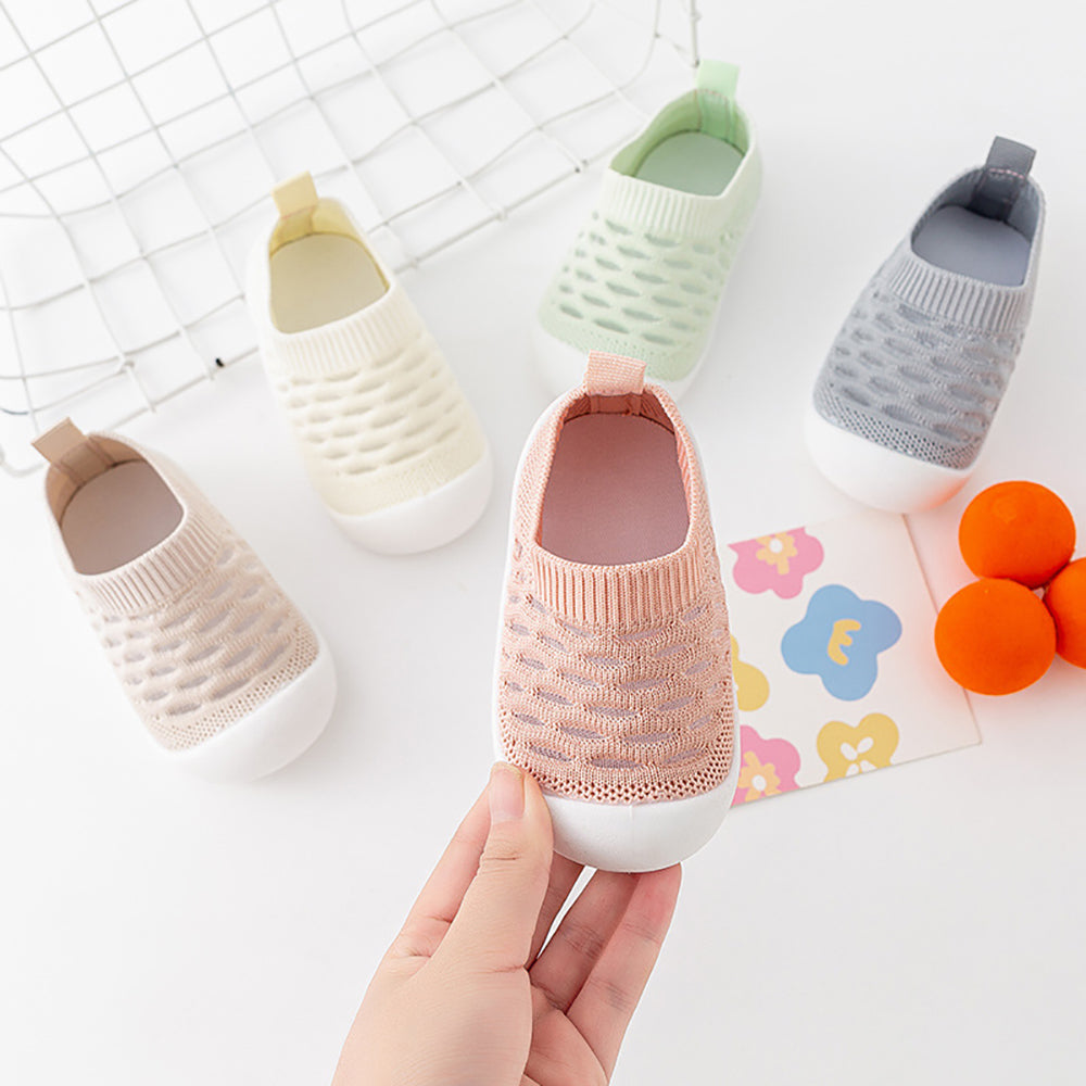 Baby Mesh Schoensokken Antislip Ademend Comfortabel Zacht Stretchy voor Peuters Dreumesen Eerste Stapjes | Sulvida
